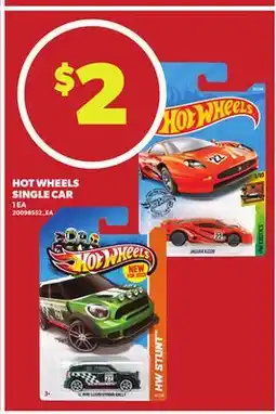 Loblaws HOT WHEELS SINGLE CAR, 1 EA offer