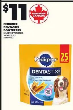 Loblaws PEDIGREE DENTASTIX DOG TREATS 100 G-1.9KG offer