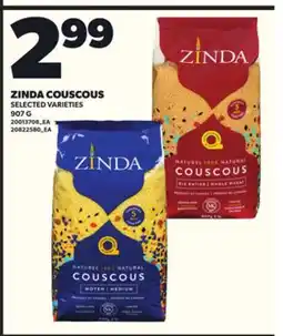 Loblaws ZINDA COUSCOUS 907G offer