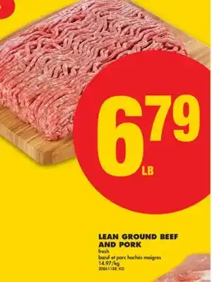 No Frills LEAN GROUND BEEF AND PORK offer