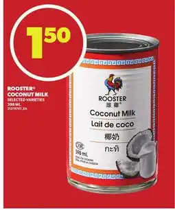 Loblaws ROOSTER COCONUT MILK, 398 ML offer