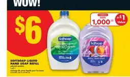 No Frills SOFTSOAP LIQUID HAND SOAP REFILL, 1.47 L offer