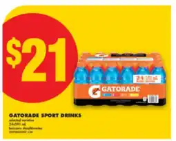 No Frills GATORADE SPORT DRINKS, 24x591 mL offer