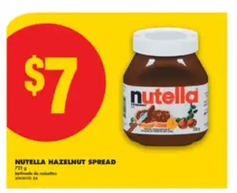 No Frills NUTELLA HAZELNUT SPREAD, 725 g offer