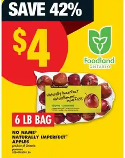 No Frills NO NAME NATURALLY IMPERFECT APPLES, 6 LB BAG offer