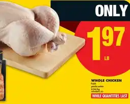 No Frills WHOLE CHICKEN offer