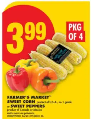 No Frills FARMER'S MARKET SWEET CORN or SWEET PEPPERS offer