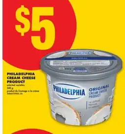 No Frills PHILADELPHIA CREAM CHEESE PRODUCT, 340 g offer