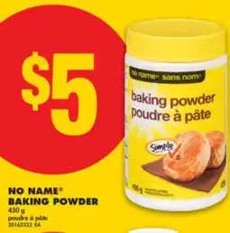 No Frills NO NAME BAKING POWDER, 450 g offer