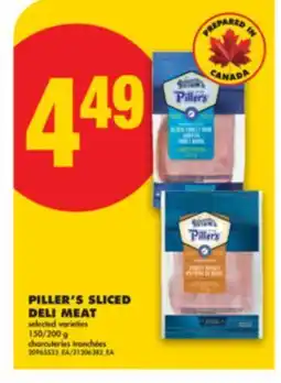 No Frills PILLER'S SLICED DELI MEAT, 150/200 g offer