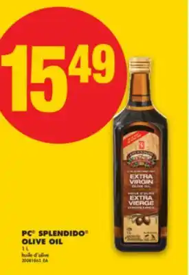 No Frills PC SPLENDIDO OLIVE OIL, 1 L offer