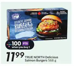 Sobeys TRUE NORTH Delicious Salmon Burgers offer