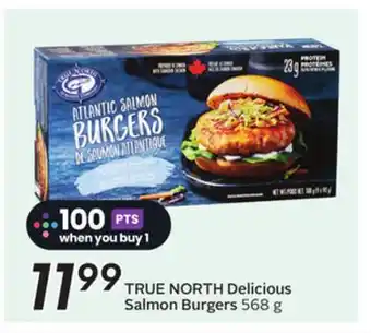 Sobeys TRUE NORTH Delicious Salmon Burgers offer