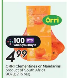 Sobeys ORRI Clementines or Mandarins offer