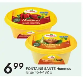Sobeys FONTAINE SANTE Hummus offer