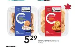 Sobeys COMPLIMENTS Naan Dippers offer