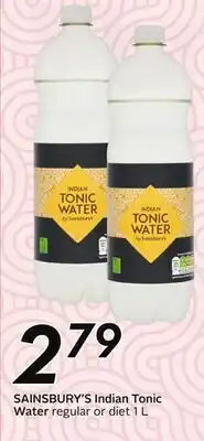 Sobeys SAINSBURY'S Indian Tonic Water offer