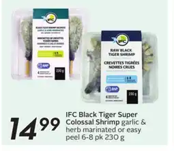 Sobeys IFC Black Tiger Super Colossal Shrimp offer