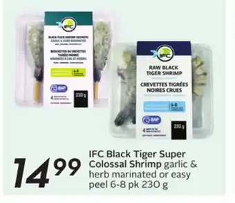 Sobeys IFC Black Tiger Super Colossal Shrimp offer