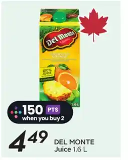 Sobeys DEL MONTE Juice offer