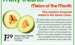 Sobeys Santa Claus Melons offer