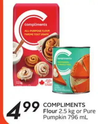 Sobeys COMPLIMENTS Flour offer