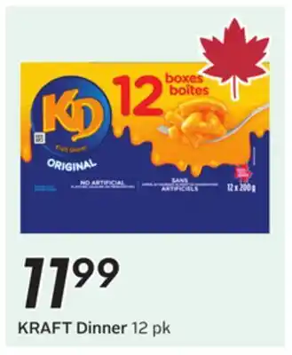 Sobeys KRAFT Dinner offer