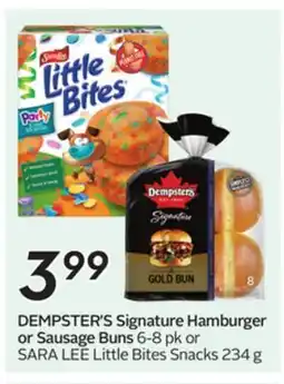 Sobeys DEMPSTER'S Signature Hamburger or Sausage Buns offer