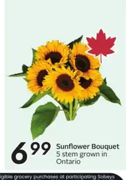 Sobeys Sunflower Bouquet offer