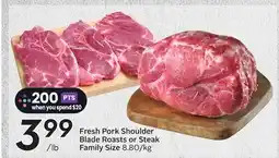 Sobeys Fresh Pork Shoulder Blade Roasts or Steak offer
