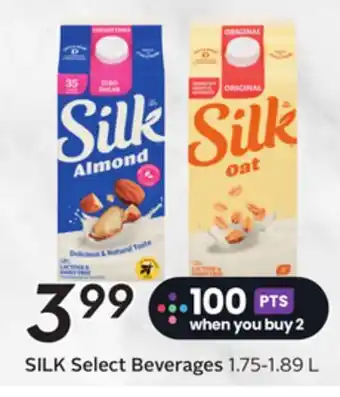 Sobeys SILK Select Beverages offer