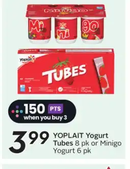 Sobeys YOPLAIT Yogurt Tubes offer