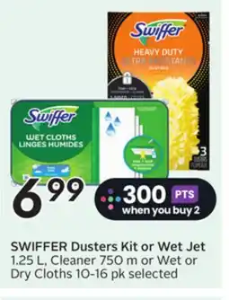 Sobeys SWIFFER Dusters Kit or Wet Jet offer