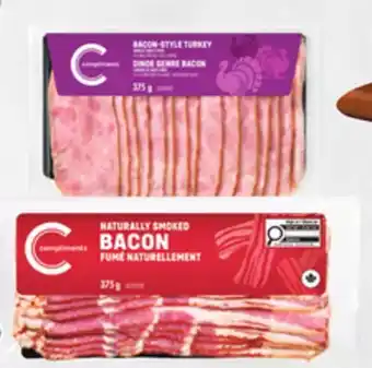 Sobeys COMPLIMENTS Bacon, Bacon Rounds or Turkey Bacon g offer