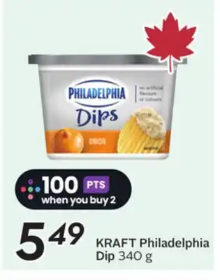 Sobeys KRAFT Philadelphia Dip offer