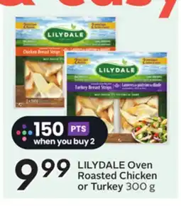 Sobeys LILYDALE Oven Roasted Chicken or Turkey offer
