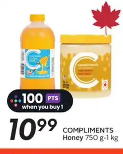 Sobeys COMPLIMENTS Honey offer