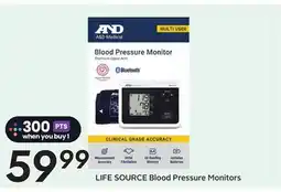 Sobeys LIFE SOURCE Blood Pressure Monitors offer