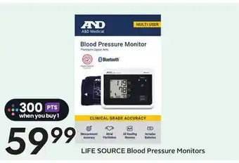 Sobeys LIFE SOURCE Blood Pressure Monitors offer