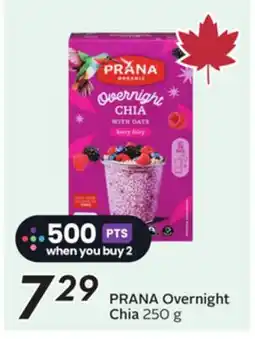 Sobeys PRANA Overnight Chia offer
