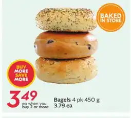 Sobeys Bagels offer
