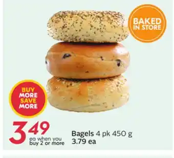 Sobeys Bagels offer