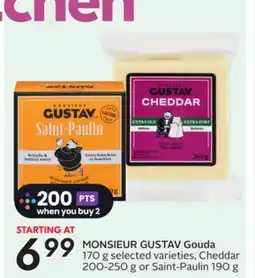 Sobeys MONSIEUR GUSTAV Gouda offer