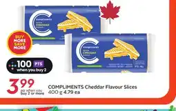 Sobeys COMPLIMENTS Cheddar Flavour Slices offer