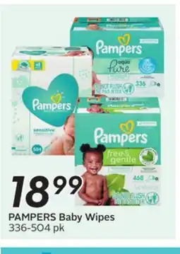 Sobeys PAMPERS Baby Wipes offer