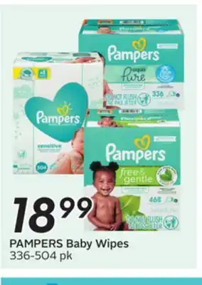 Sobeys PAMPERS Baby Wipes offer