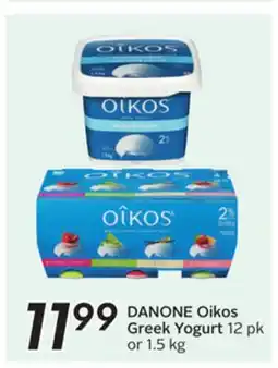 Sobeys DANONE Oikos Greek Yogurt offer