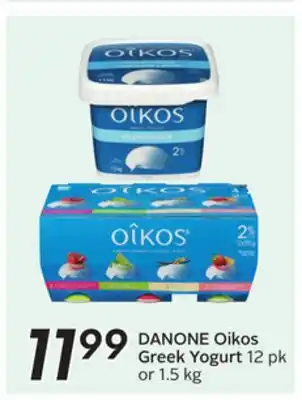 Sobeys DANONE Oikos Greek Yogurt offer