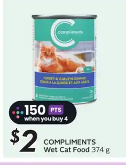 Sobeys COMPLIMENTS Wet Cat Food offer