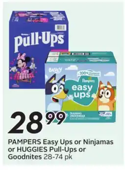 Sobeys PAMPERS Easy Ups or Ninjamas or HUGGIES Pull-Ups or Goodnites offer